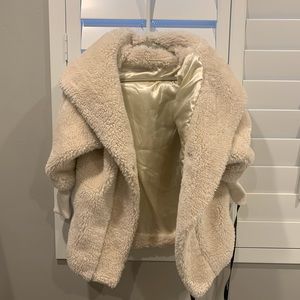Oversized Sherpa jacket